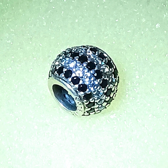 Pandora Jewelry - Pandora Black and White Nautical Pave Charm